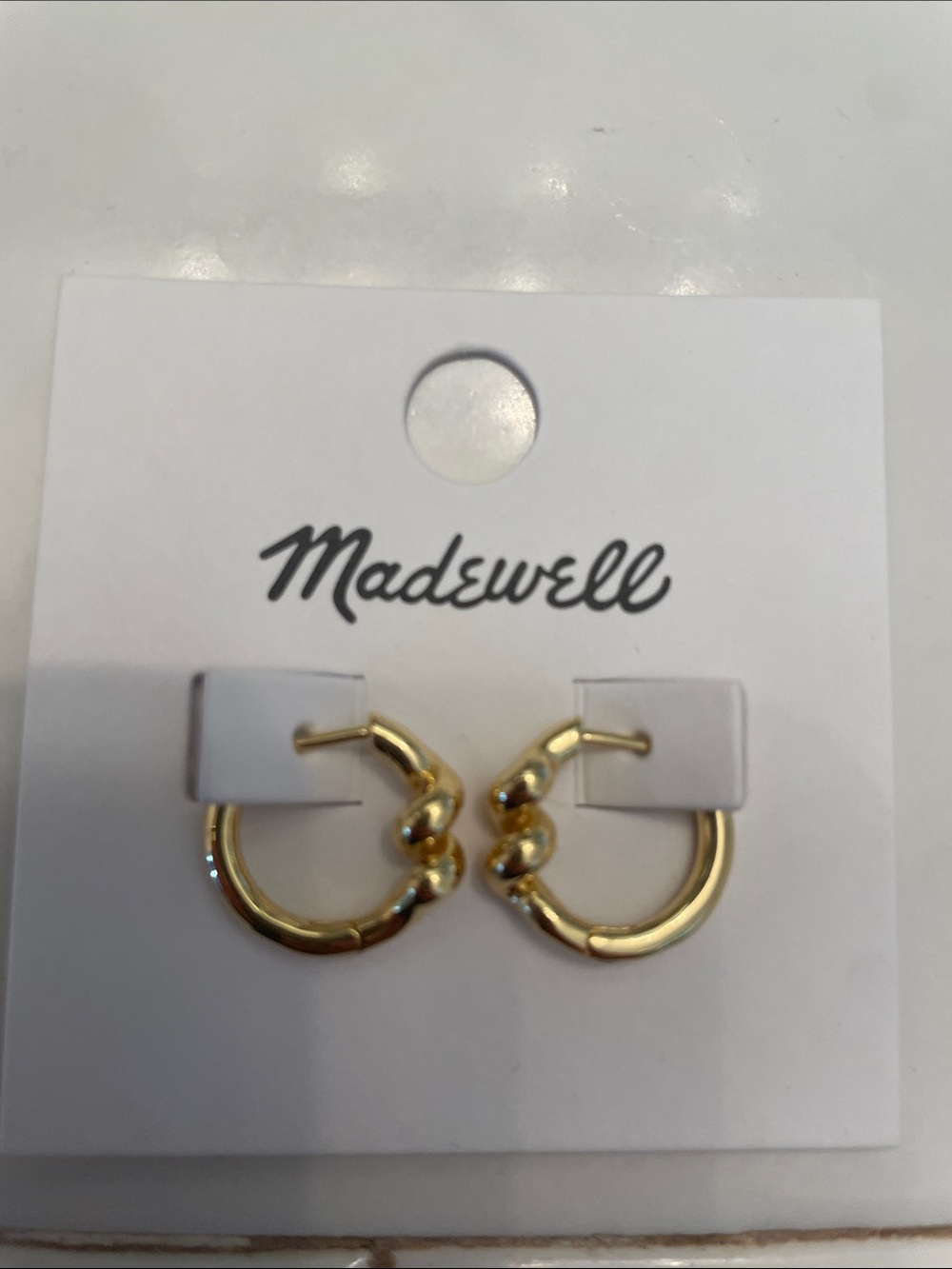 Madewell hoops earrings
